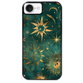 Coque noire taperso pour Iphone 16 16E PLUS MAX PRO avec motif lune et astro protection antichoc personnalisée
