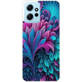 Coque taperso pour Redmi Note 12 4G 5G PRO 4G avec motif tropical violet et des fleurs protection antichoc personnalisée