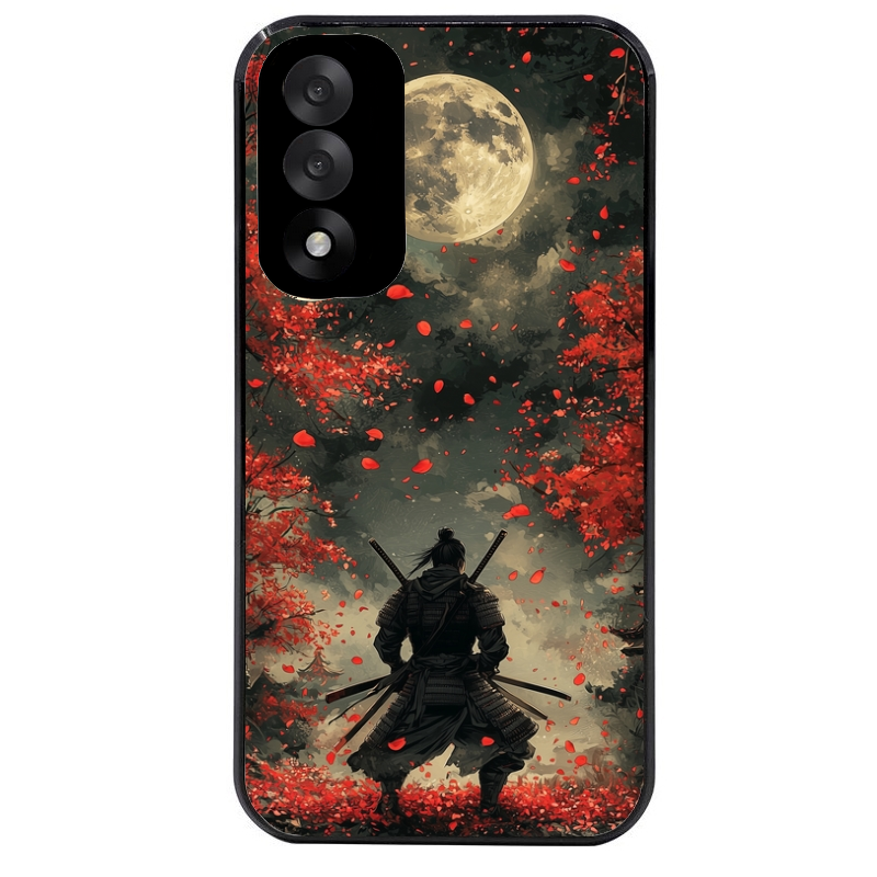 Coque noire taperso pour OnePlus Nord 5 avec motif samourai et katana protection antichoc personnalisée