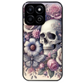 Coque noire taperso pour Honor 70 LITE 90 et LITE avec motif tete de mort pastel protection antichoc personnalisée