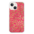 Coque taperso pour Iphone 13 et PRO MINI PRO MAX avec motif leopard fuschia protection antichoc personnalisée