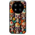 Coque noire taperso pour Magic 7 LITE et PRO avec motif mort mexicaine papillon protection antichoc personnalisée