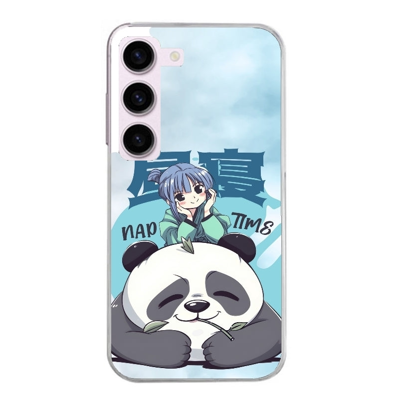 Coque taperso pour Galaxy A13 4G et 5G A23 A53 avec motif panda anime protection antichoc personnalisée