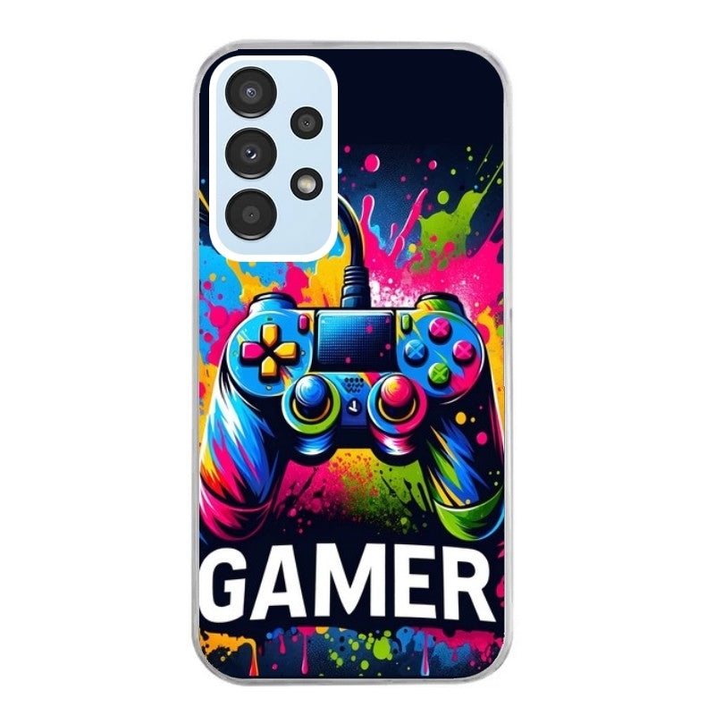 Coque taperso pour Galaxy A13 4G et 5G A23 A53 avec motif gamer protection antichoc personnalisée