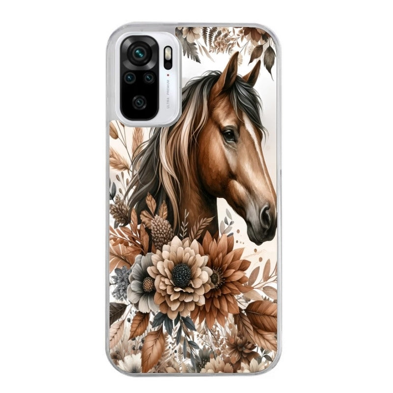 Coque taperso pour Redmi Note 10 4G 5G PRO 10S avec motif cheval automne protection antichoc personnalisée