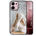Coque noire taperso pour OPPO A6 PRO 4G et 5G avec motif ballerine danse personnalisee protection antichoc personnalisée