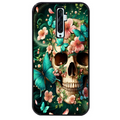 Coque noire taperso pour OPPO Reno 2 et 2Z avec motif tete de mort skull printemps protection antichoc personnalisée