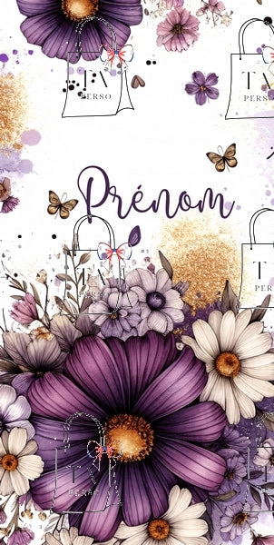 Fleur violette prénom