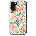 Coque noire taperso pour OnePlus Nord CE5 avec motif fleur des champs protection antichoc personnalisée