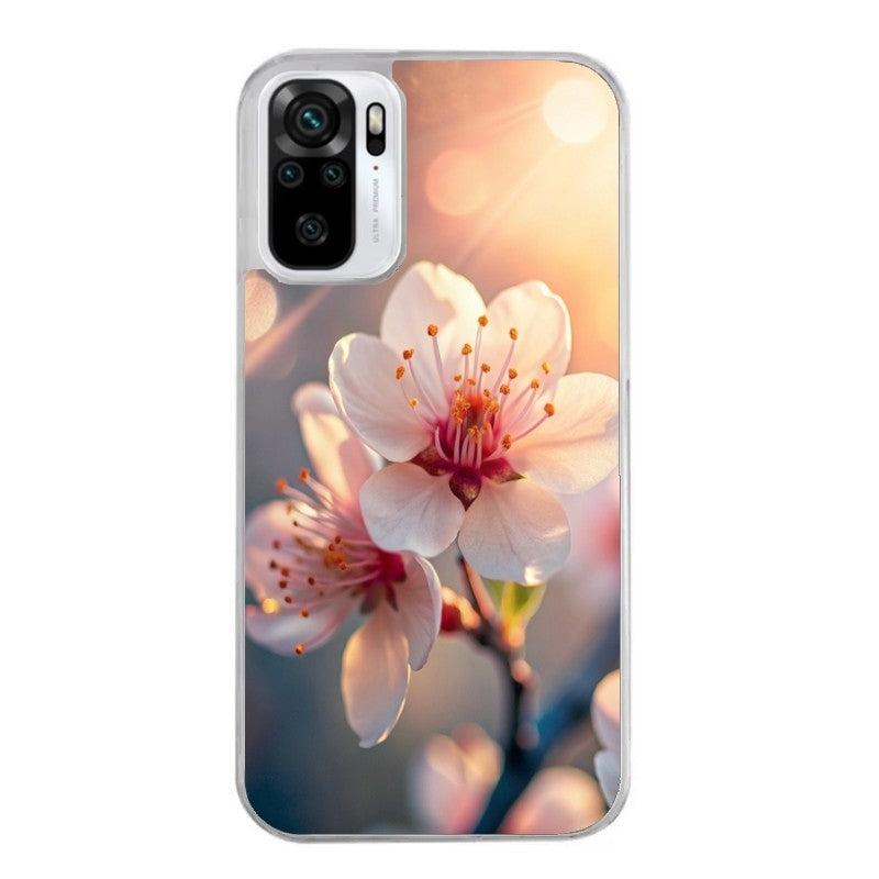 Coque taperso pour Redmi Note 10 4G 5G PRO 10S avec motif fleur de cerisier protection antichoc personnalisée
