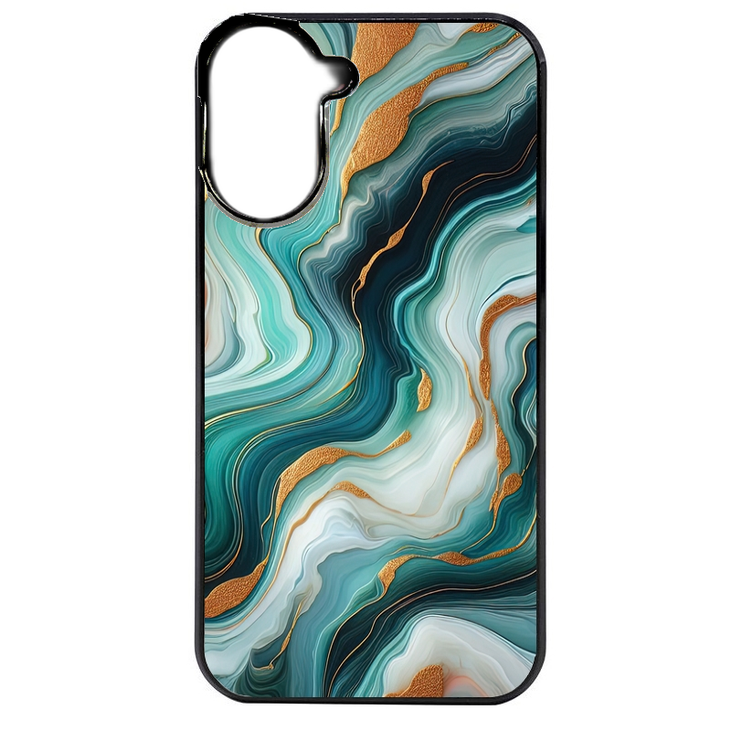 Coque noire taperso pour Redmi A5 4G avec motif marbre vert protection antichoc personnalisée