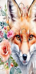 Renard fox fleur