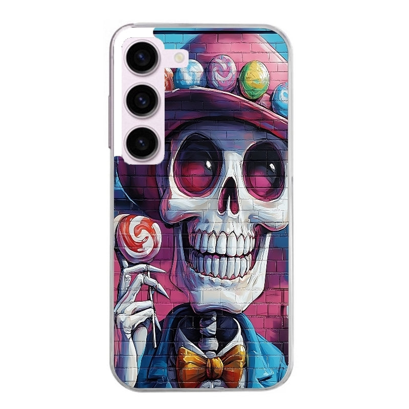 Coque taperso pour Galaxy A13 4G et 5G A23 A53 avec motif tete de mort tag protection antichoc personnalisée