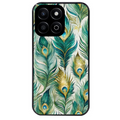 Coque noire taperso pour Honor 70 LITE 90 et LITE avec motif paon plumes protection antichoc personnalisée