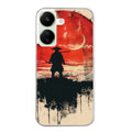 Coque taperso pour POCO C65 4G avec motif samourai rouge protection antichoc personnalisée