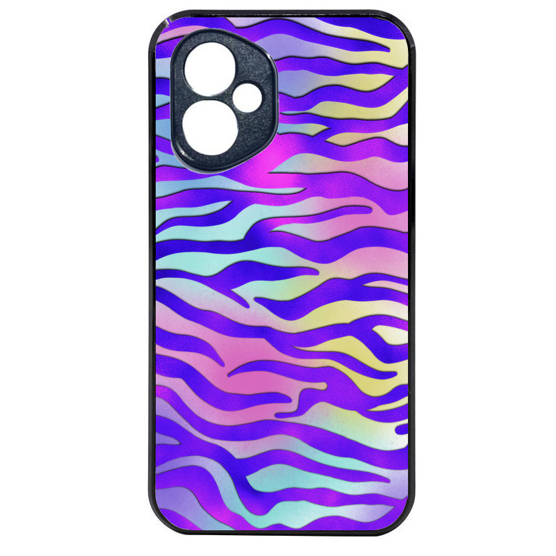 Coque noire taperso pour Honor 400 et Lite Pro Smart avec motif zebre color protection antichoc personnalisée