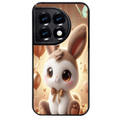 Coque noire taperso pour OnePlus 11 et 12 avec motif lapin ballon protection antichoc personnalisée