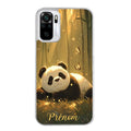 Coque taperso pour Redmi Note 10 4G 5G PRO 10S avec motif panda et papillon personnalisee protection antichoc personnalisée