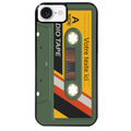 Coque noire taperso pour Iphone 17 17E AIR MAX PRO personnalisable avec motif cassette kaki protection antichoc personnalisée