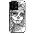 Coque noire taperso pour Honor 70 LITE 90 et LITE avec motif mort calavera tatoo protection antichoc personnalisée