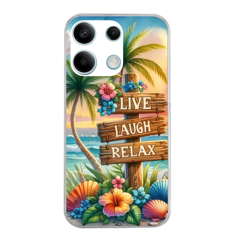 Coque taperso pour POCO M6 PRO 4G avec motif tropical vacances protection antichoc personnalisée