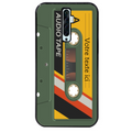 Coque noire taperso pour OPPO Reno 2 et 2Z personnalisable avec motif cassette kaki protection antichoc personnalisée