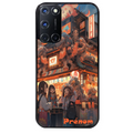 Coque noire taperso pour OPPO A72 4G avec motif anime street japan personnalise protection antichoc personnalisée