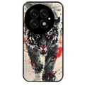 Coque noire taperso pour OnePlus 13 avec motif tigre japan protection antichoc personnalisée