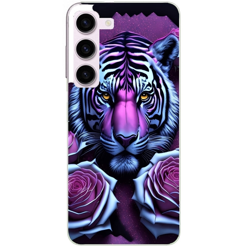 Coque taperso pour Galaxy A13 4G et 5G A23 A53 avec motif tigre uv style manga protection antichoc personnalisée