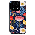 Coque noire taperso pour OnePlus 15 avec motif fleur coquelicot protection antichoc personnalisée