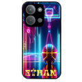 Coque noire taperso pour POCO C85 avec motif basket electro personnalisee protection antichoc personnalisée