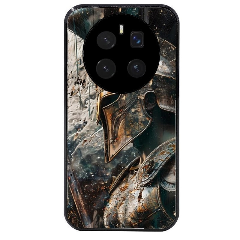 Coque noire taperso pour Magic 7 LITE et PRO avec motif spartan guerrier protection antichoc personnalisée