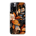 Coque taperso pour Redmi Note 11 4G PRO 5G 11S avec motif fleur automne protection antichoc personnalisée