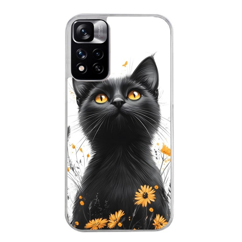 Coque taperso pour Redmi Note 10 4G 5G PRO 10S avec motif chat eyes protection antichoc personnalisée