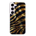 Coque taperso pour galaxy A04S A14 A34 A54 avec motif zebre gold protection antichoc personnalisée