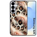 Coque noire taperso pour galaxy S26 et PLUS ULTRA FE avec motif effet fourrure leopard 1 protection antichoc personnalisée