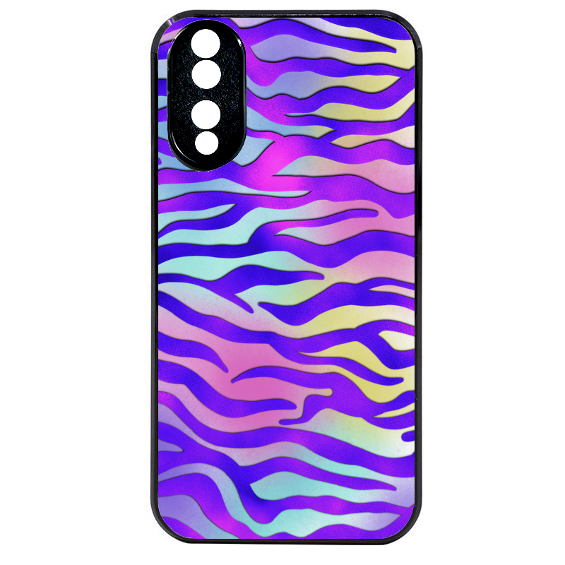 Coque noire taperso pour Honor 70 LITE 90 et LITE avec motif zebre color protection antichoc personnalisée