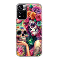 Coque taperso pour Redmi Note 11 4G PRO 5G 11S avec motif tete de mort calavera skull protection antichoc personnalisée