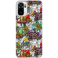 Coque taperso pour Redmi Note 10 4G 5G PRO 10S avec motif tag et graffiti protection antichoc personnalisée