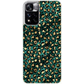 Coque taperso pour Redmi Note 11 4G PRO 5G 11S avec motif leopard vert protection antichoc personnalisée