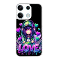 Coque taperso pour POCO X6 5G avec motif anime manga et love protection antichoc personnalisée