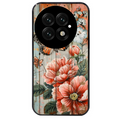 Coque noire taperso pour OnePlus 13 avec motif bois et papillon 3 protection antichoc personnalisée