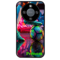 Coque noire taperso pour Magic 5 6 LITE et PRO avec motif foot controle personnalisee protection antichoc personnalisée