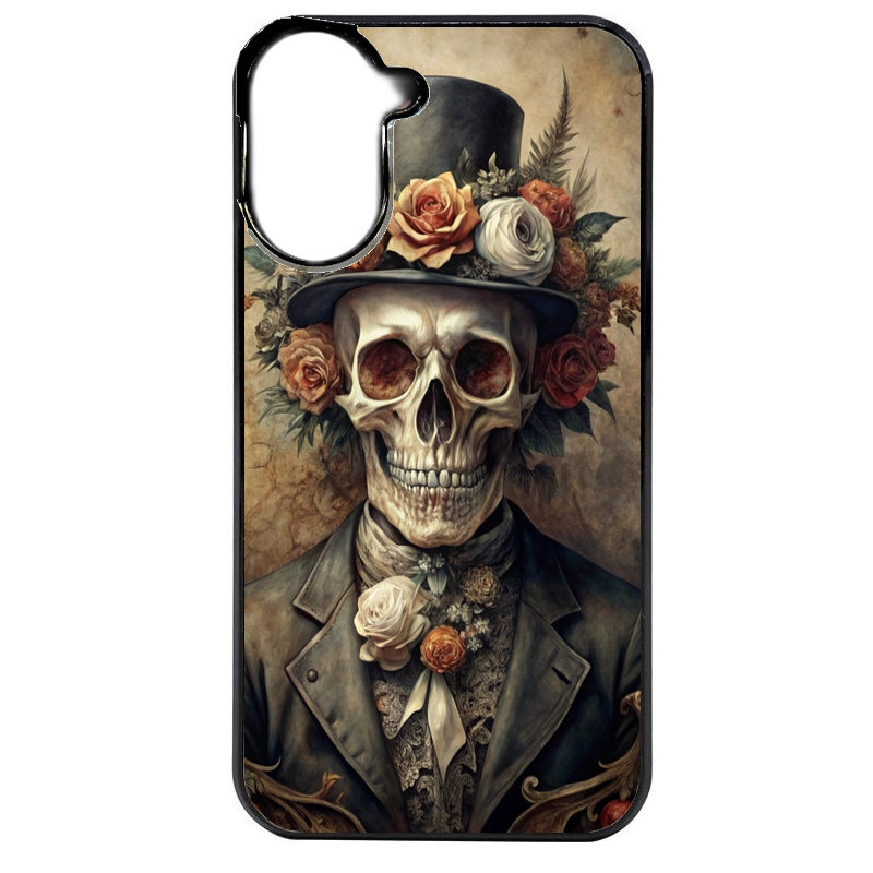 Coque noire taperso pour Redmi A5 4G avec motif tete de mort chapeau protection antichoc personnalisée