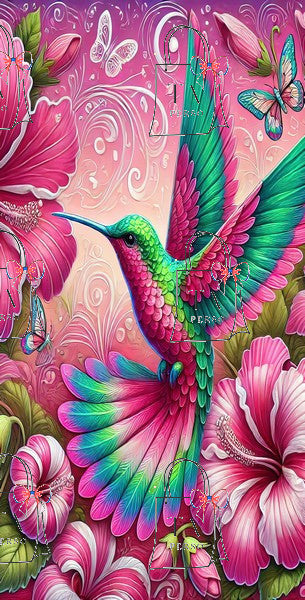 Colibri fleur