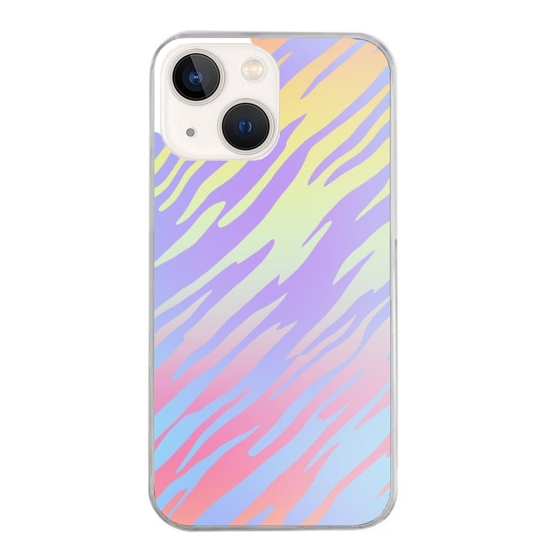 Coque taperso pour Iphone 13 et PRO MINI PRO MAX avec motif zebre pastel protection antichoc personnalisée