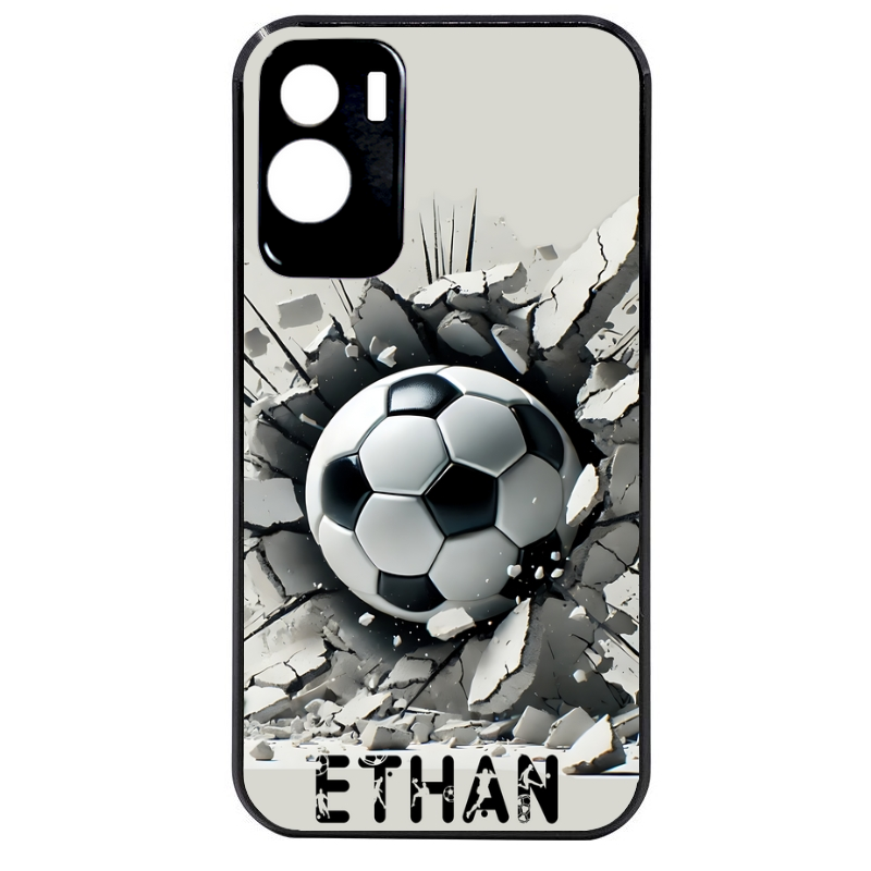 Coque noire taperso pour Honor 70 LITE 90 et LITE avec motif foot beton personnalisee protection antichoc personnalisée
