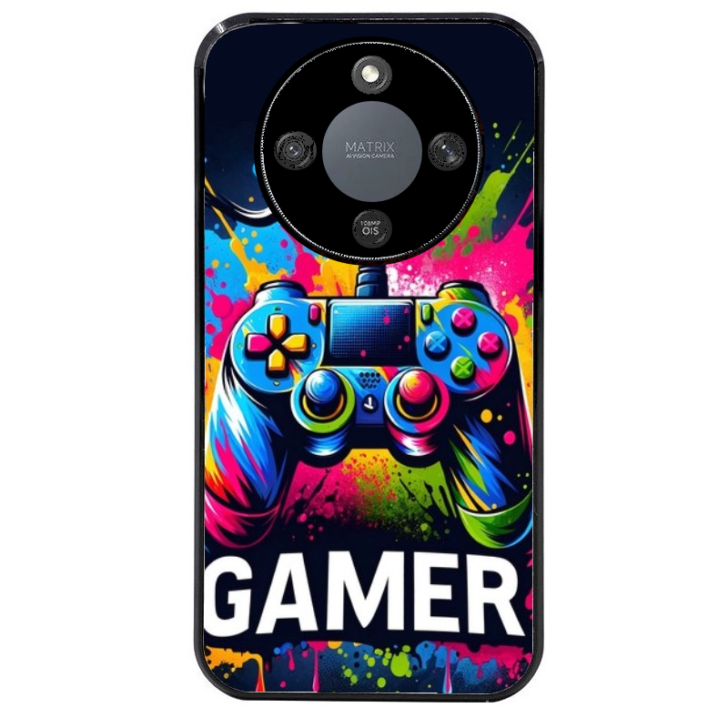 Coque noire taperso pour Magic 8 LITE et PRO avec motif gamer protection antichoc personnalisée