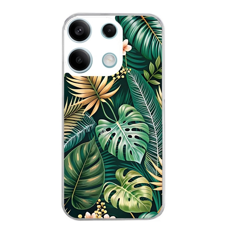 Coque taperso pour POCO X6 5G avec motif jungle dore protection antichoc personnalisée