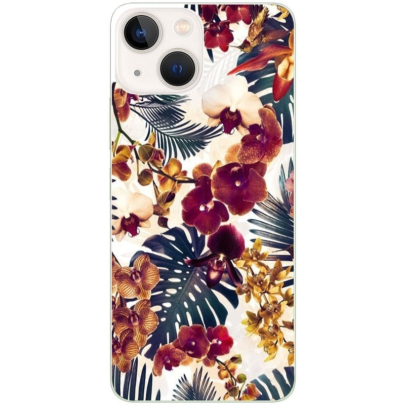 Coque taperso pour Iphone 12 et PRO MINI PRO MAX avec motif jungle couleurs d'automne protection antichoc personnalisée